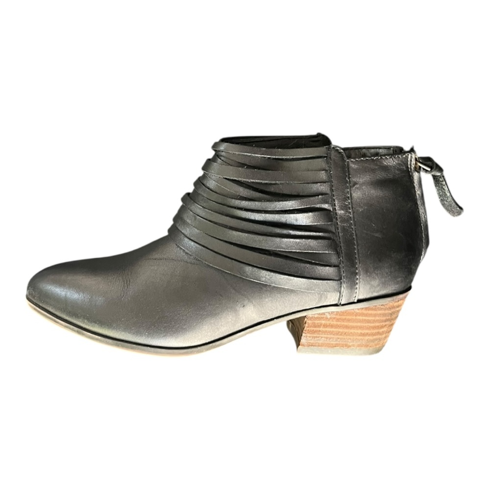 Clarks black booties